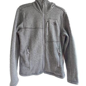 The North Face Men's Gordon Lyons Full Zip Sweater Fleece Hoodie Gray Size Small